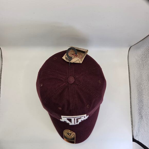 Texas A&M Aggies ’47 Brand Fitted Hat S NWT Maroon Recycled Polyester Cotton - Picture 5 of 12